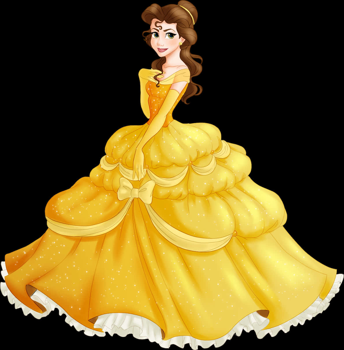 Disney Princess Belle In Yellow Dress