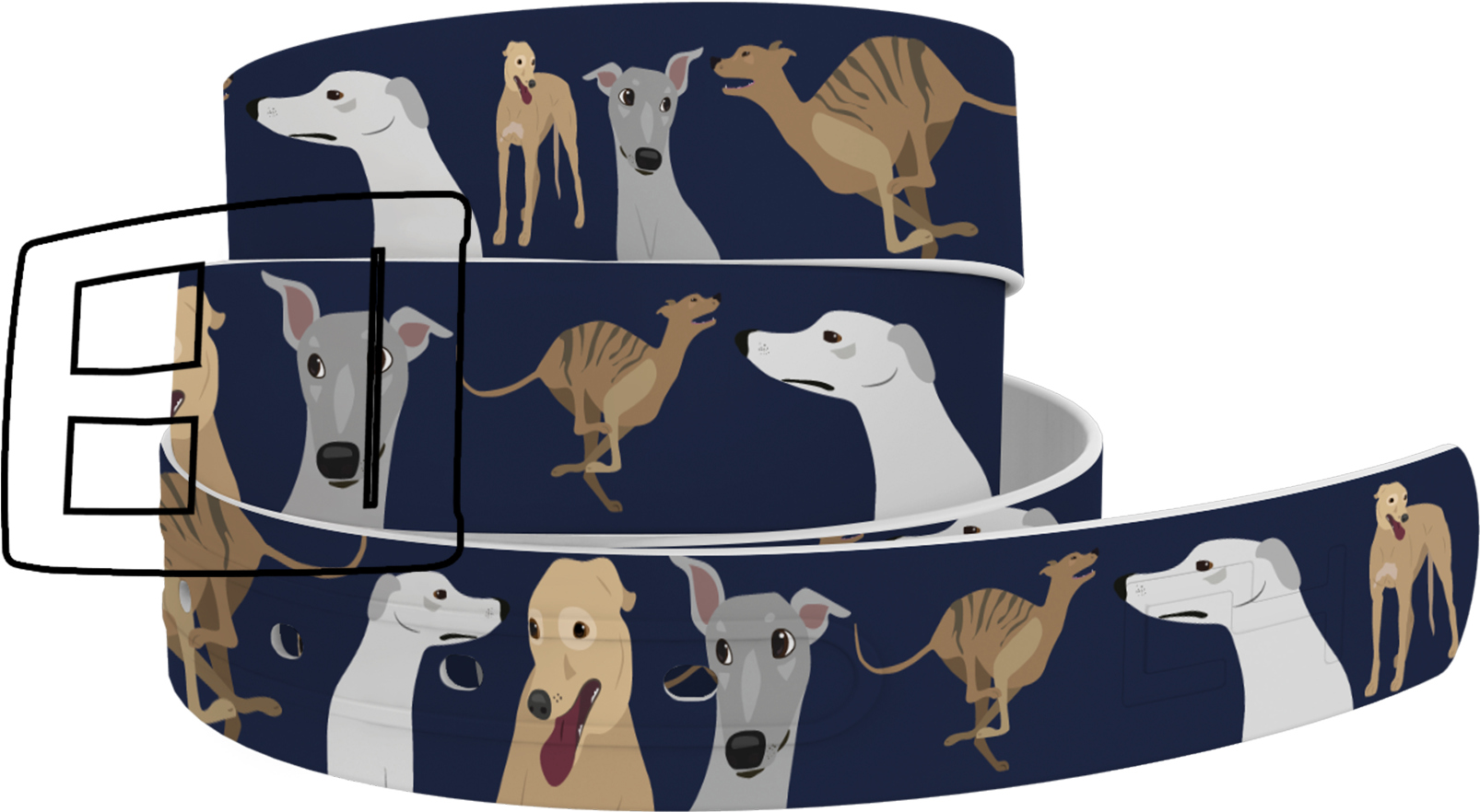A Roll Of Tape With Cartoon Dogs And Camels