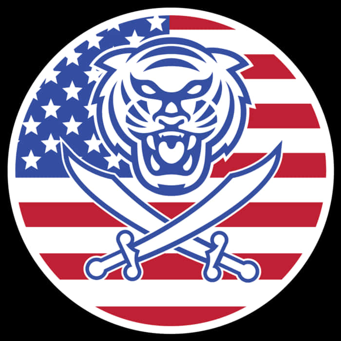 Bengals Logo And American Flag