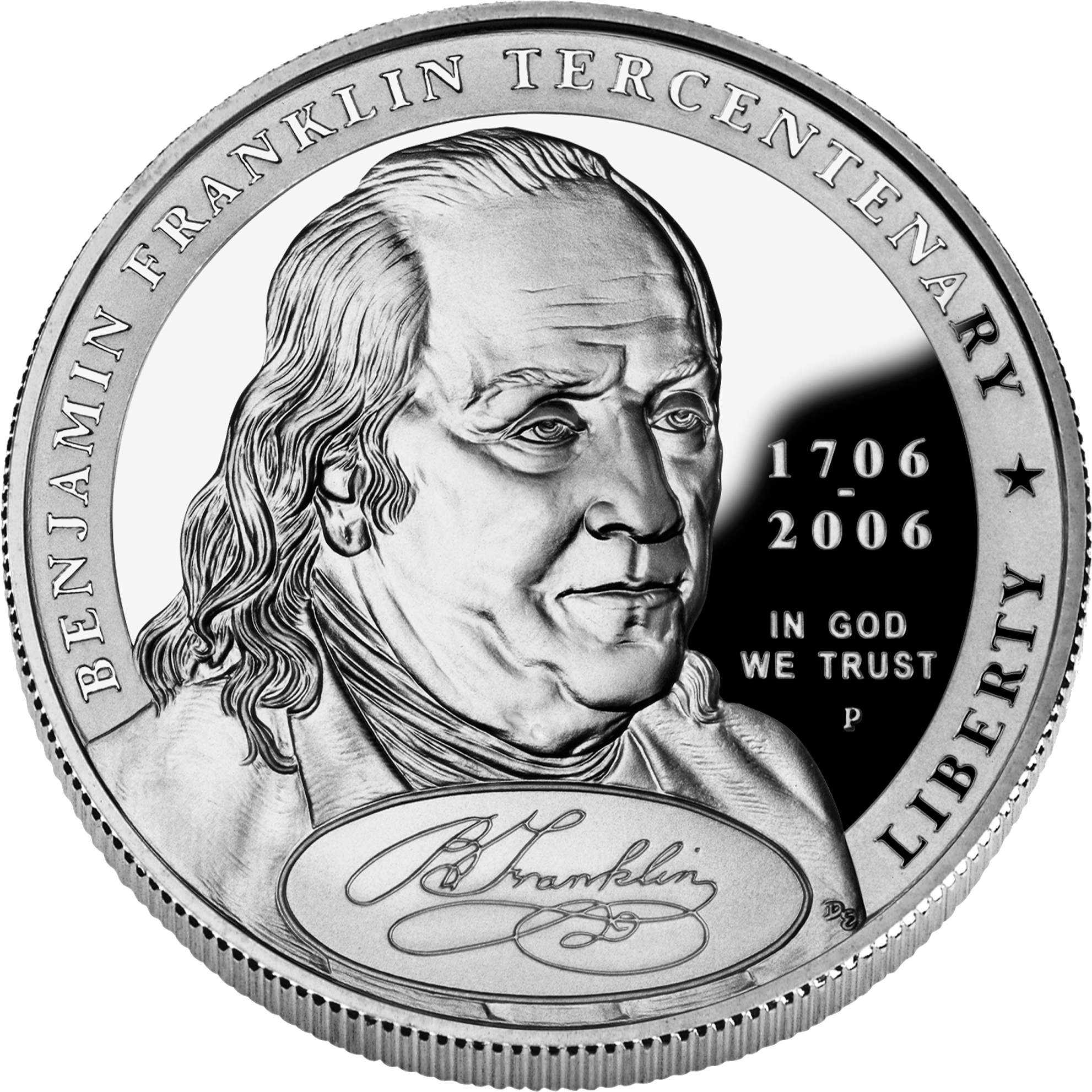 A Silver Coin With A Man's Face
