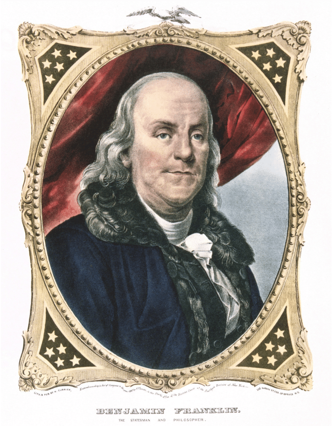 A Portrait Of A Man In A Gold Frame