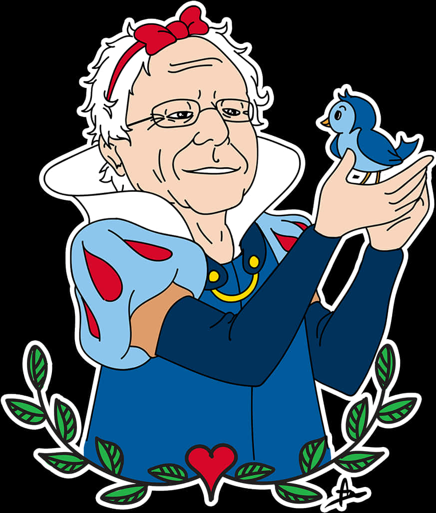 Bernie Sanders As Snow White