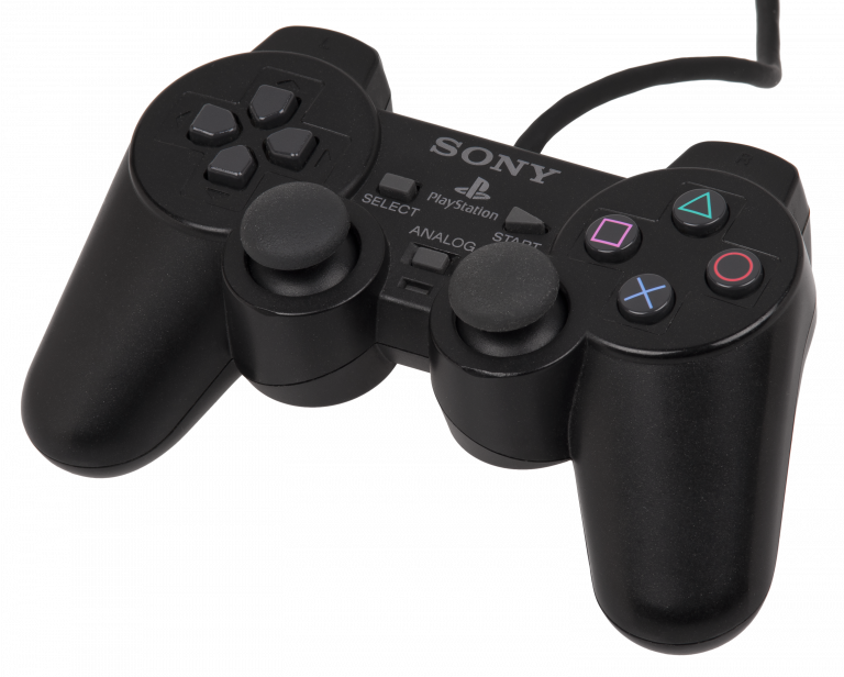 A Black Video Game Controller