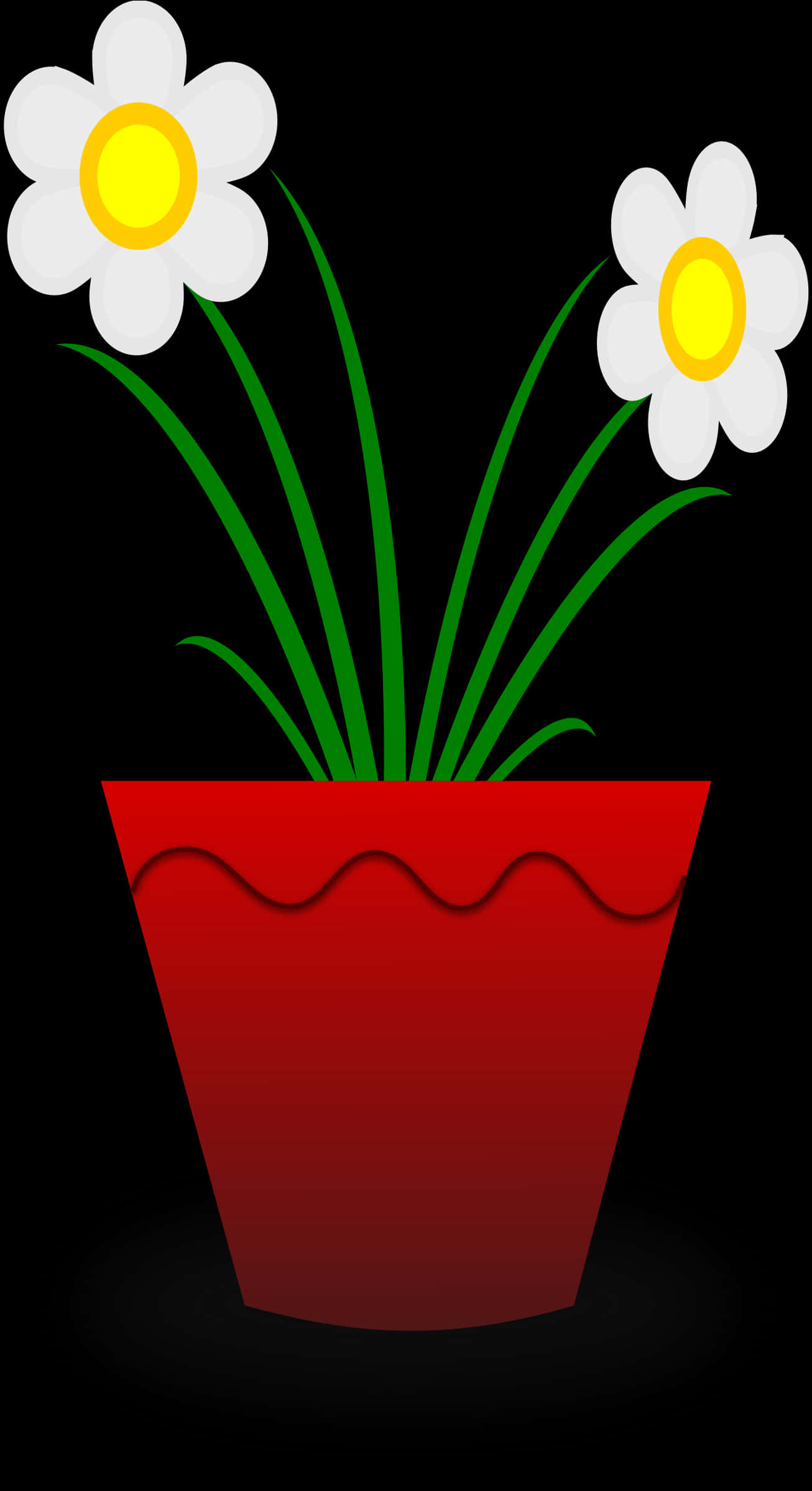 A Flower In A Pot