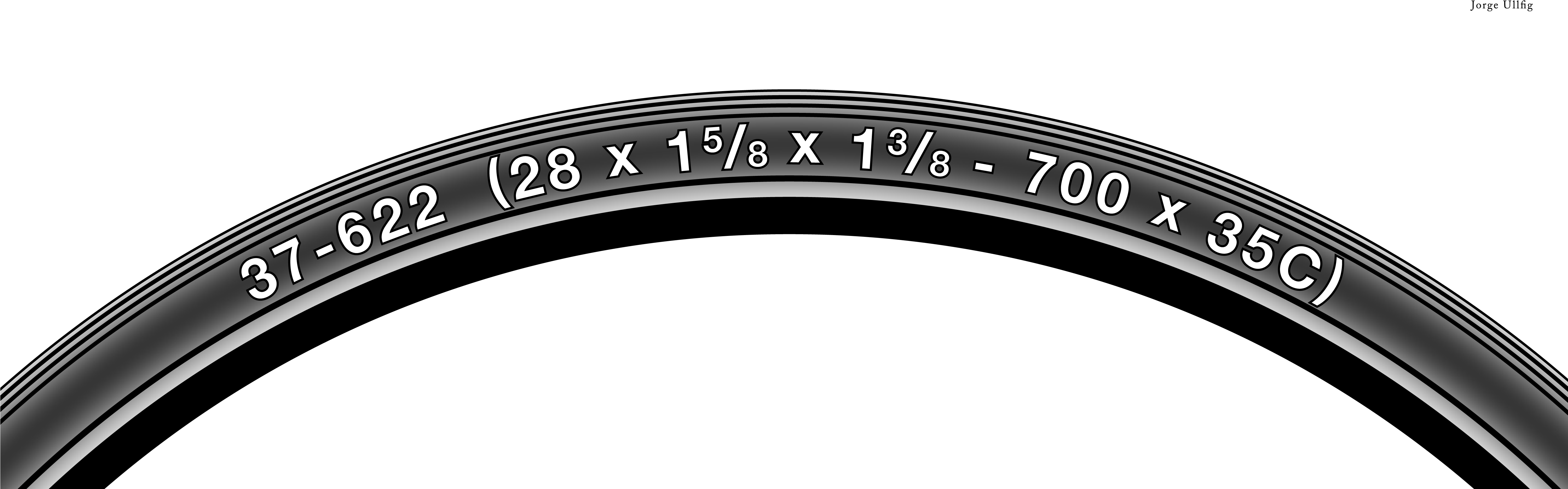 A Black And White Circular Object With White Text