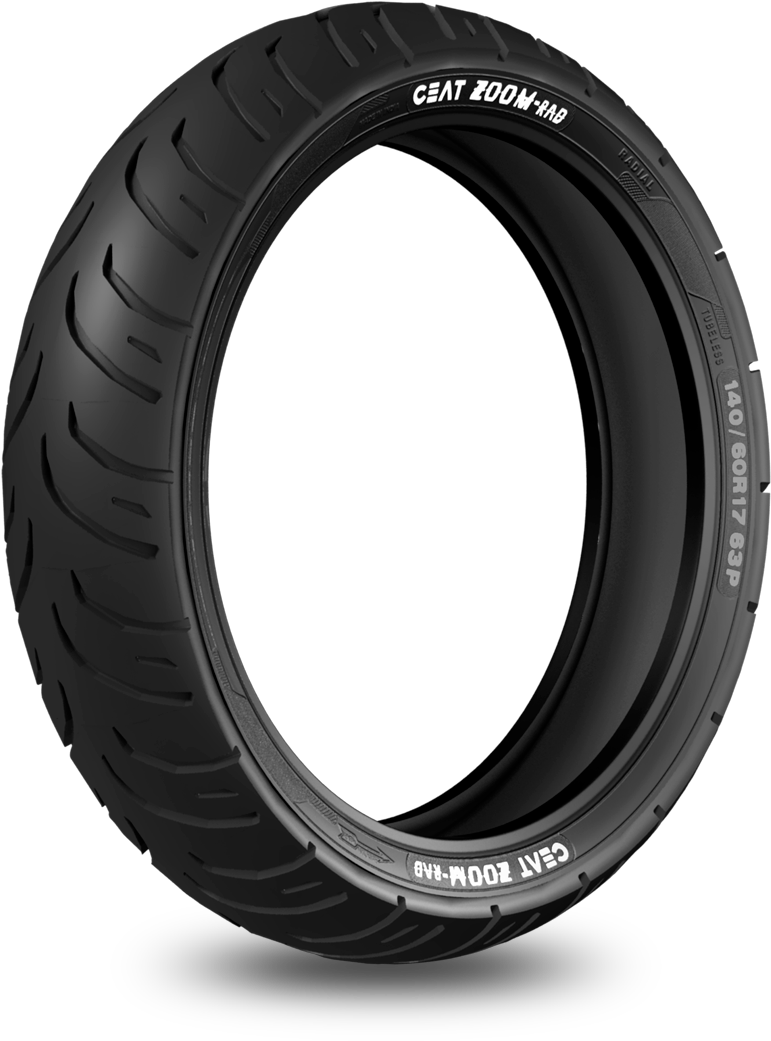 A Black Tire With A Black Rim