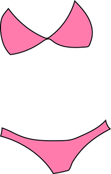 A Pink Bow Tie And Underwear