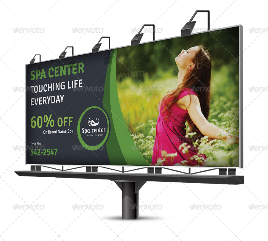 A Billboard With A Woman On It