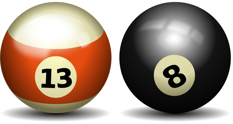 A Close Up Of A Pool Ball