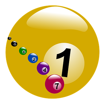 A Yellow Ball With Numbers And A Number On It