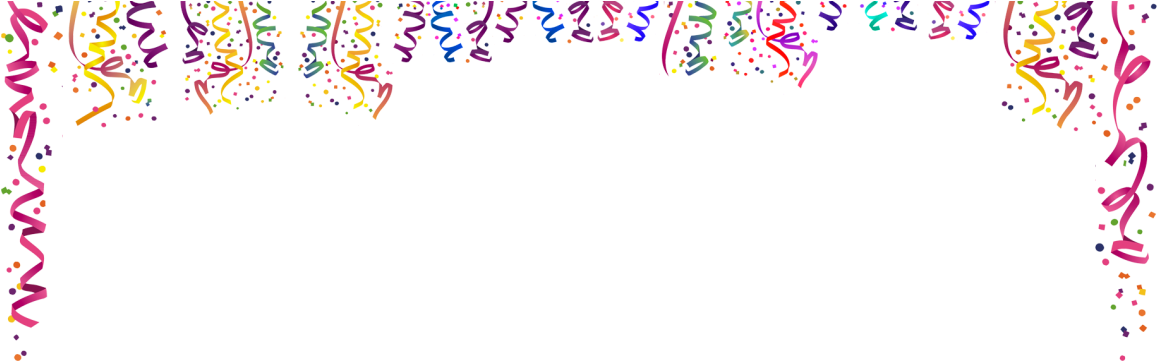 A Black Background With Colorful Confetti