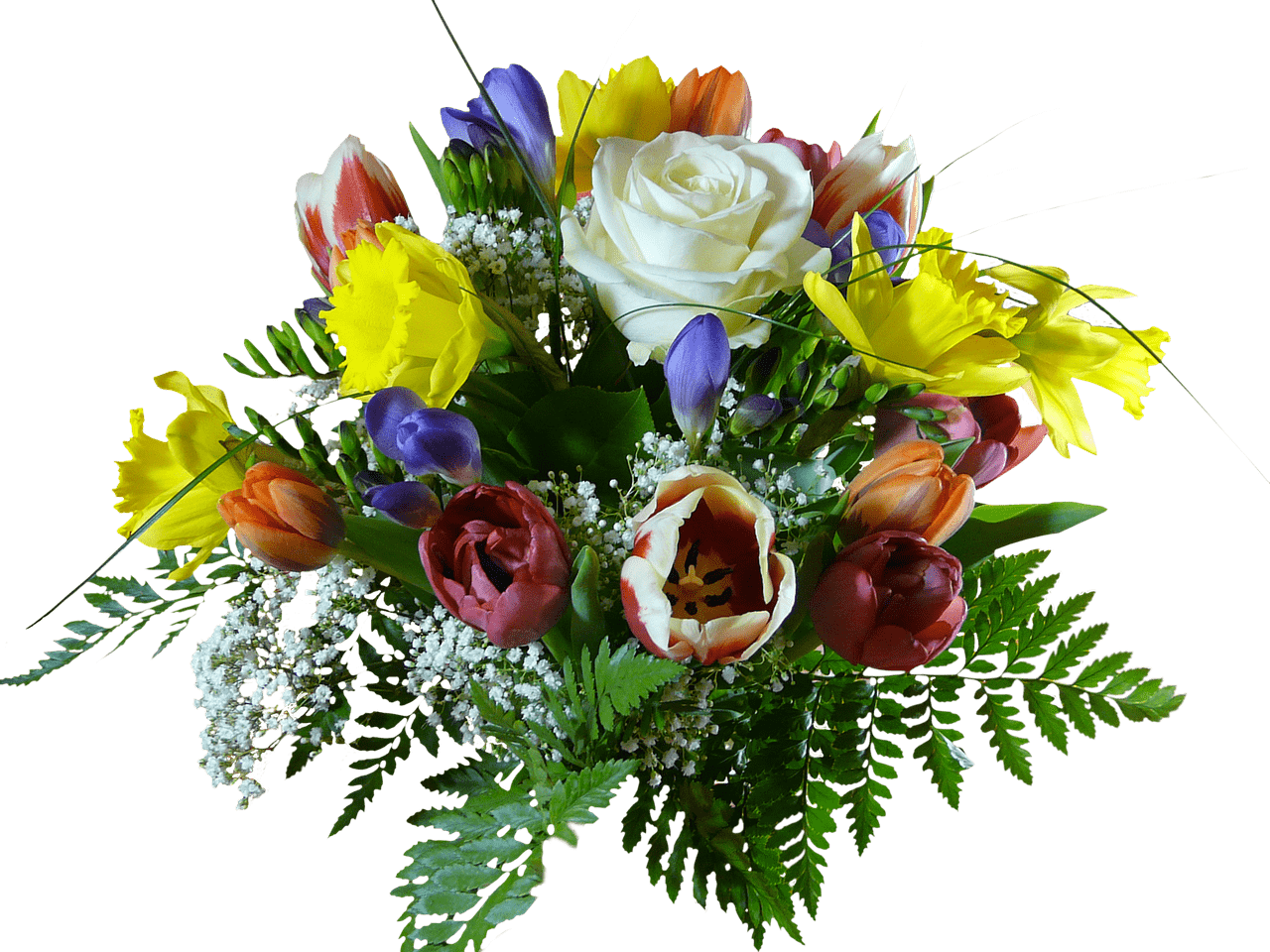 Birthday Flowers Bouquet Png 1280 X 960