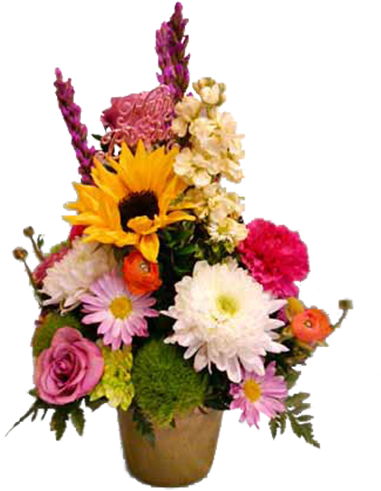 Birthday Flowers Bouquet Png 420 X 541