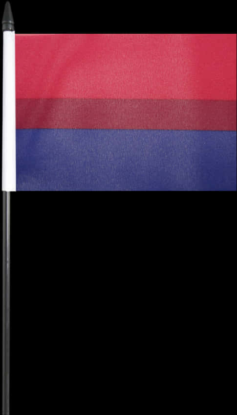 A Red And Blue Flag