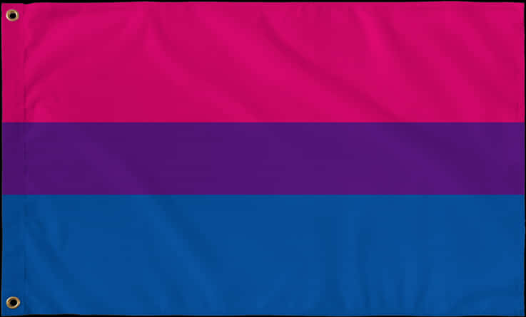 A Flag With A Purple Stripe