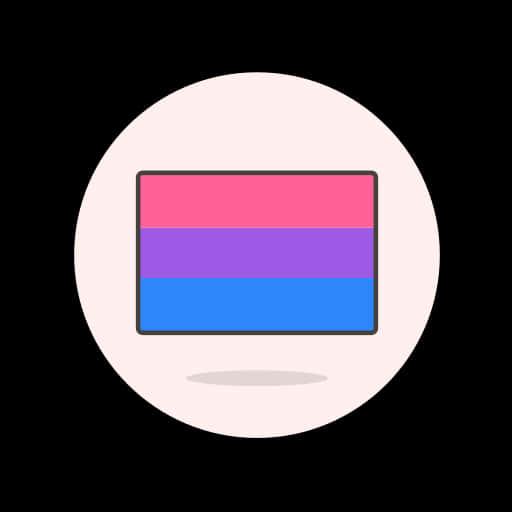 A Colorful Rectangular Object In A Circle