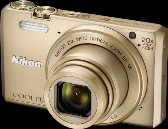 Bk - Nikon Digital Camera Gold, Hd Png Download