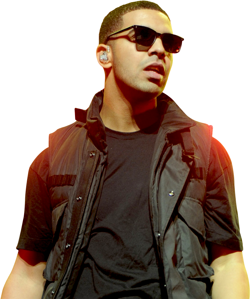 A Man Wearing Sunglasses And A Black Shirt
