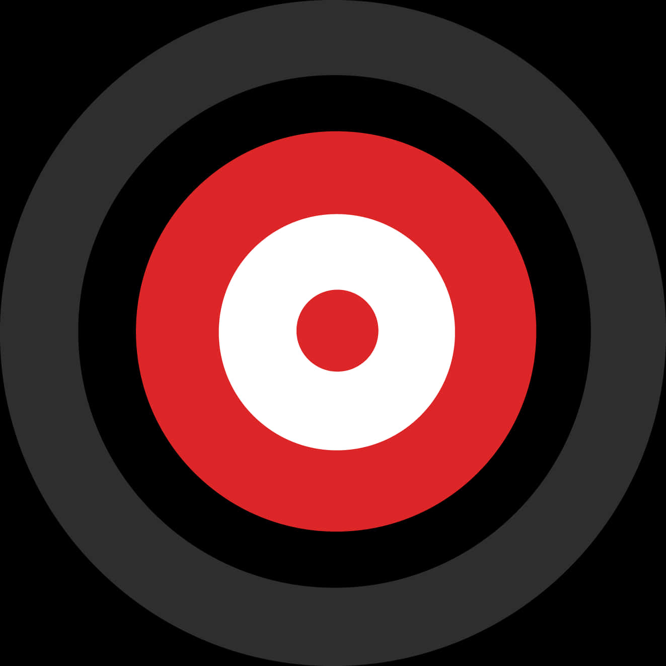 A Red And White Target