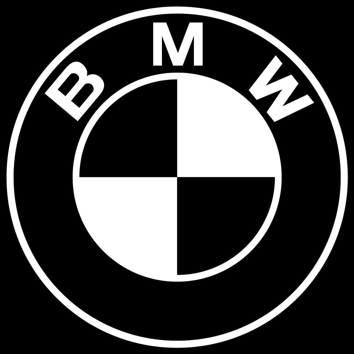 Black And White Bmw Logo
