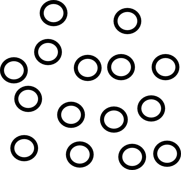 A Black And White Background With White Dots