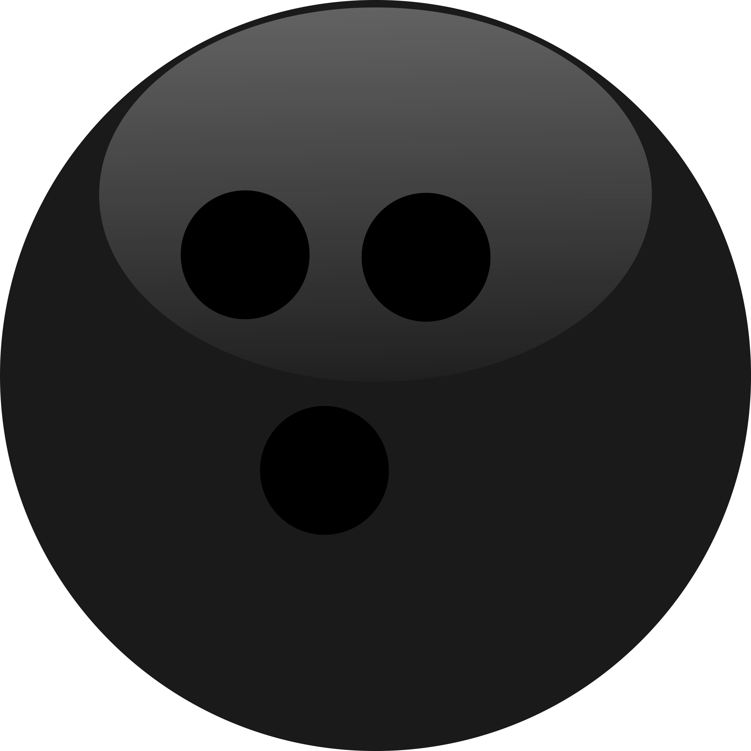 A Black Ball With Holes