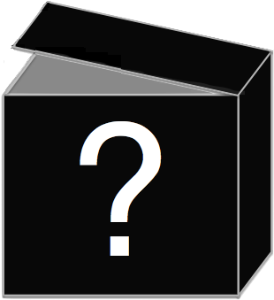A Black Box With A White Question Mark