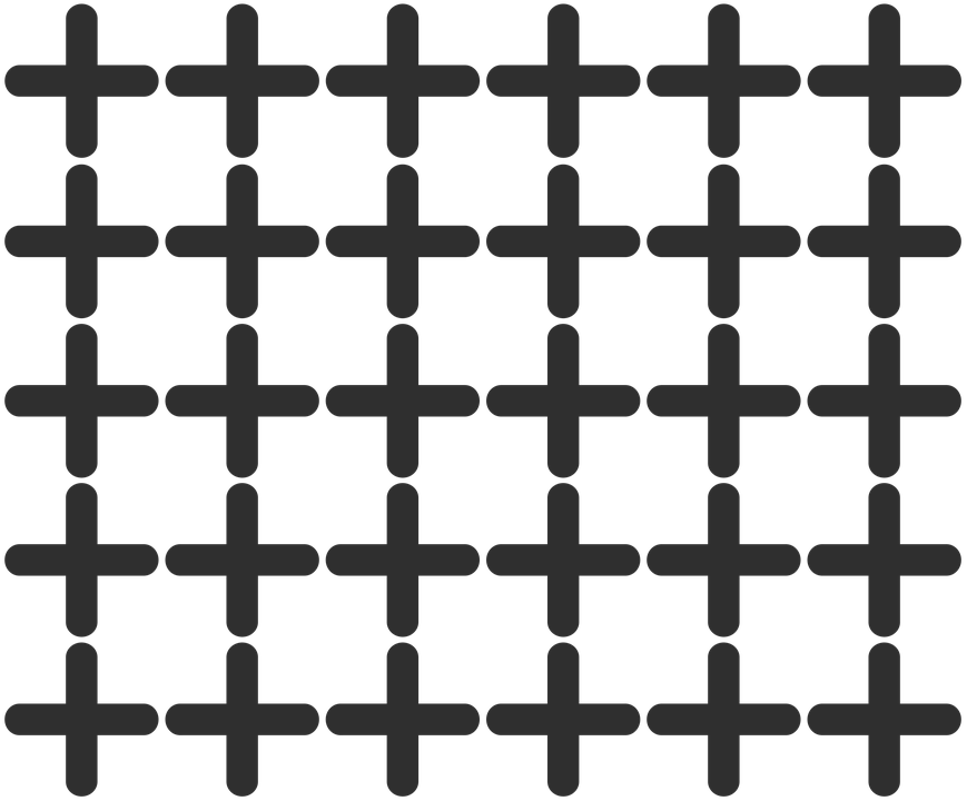 A Black And Grey Background With Crosses