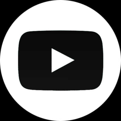 Black Curved Youtube Logo
