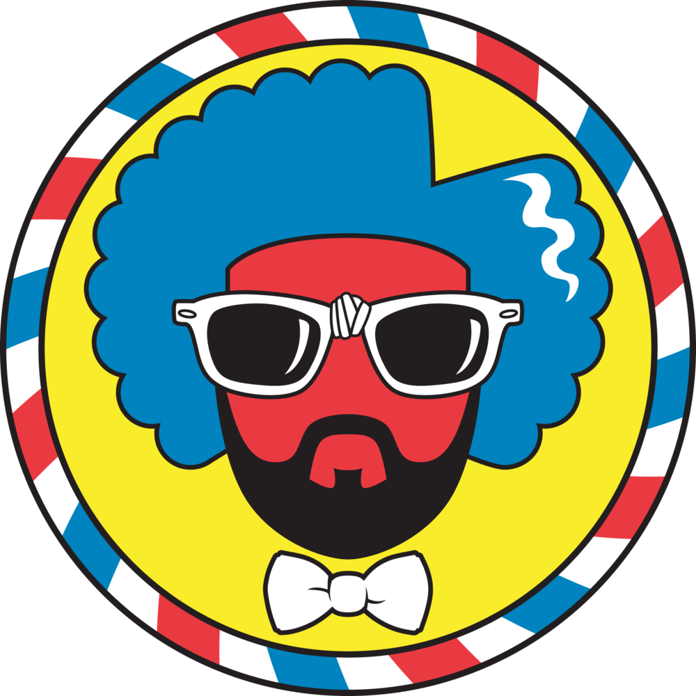 A Cartoon Of A Man With A Beard And Sunglasses