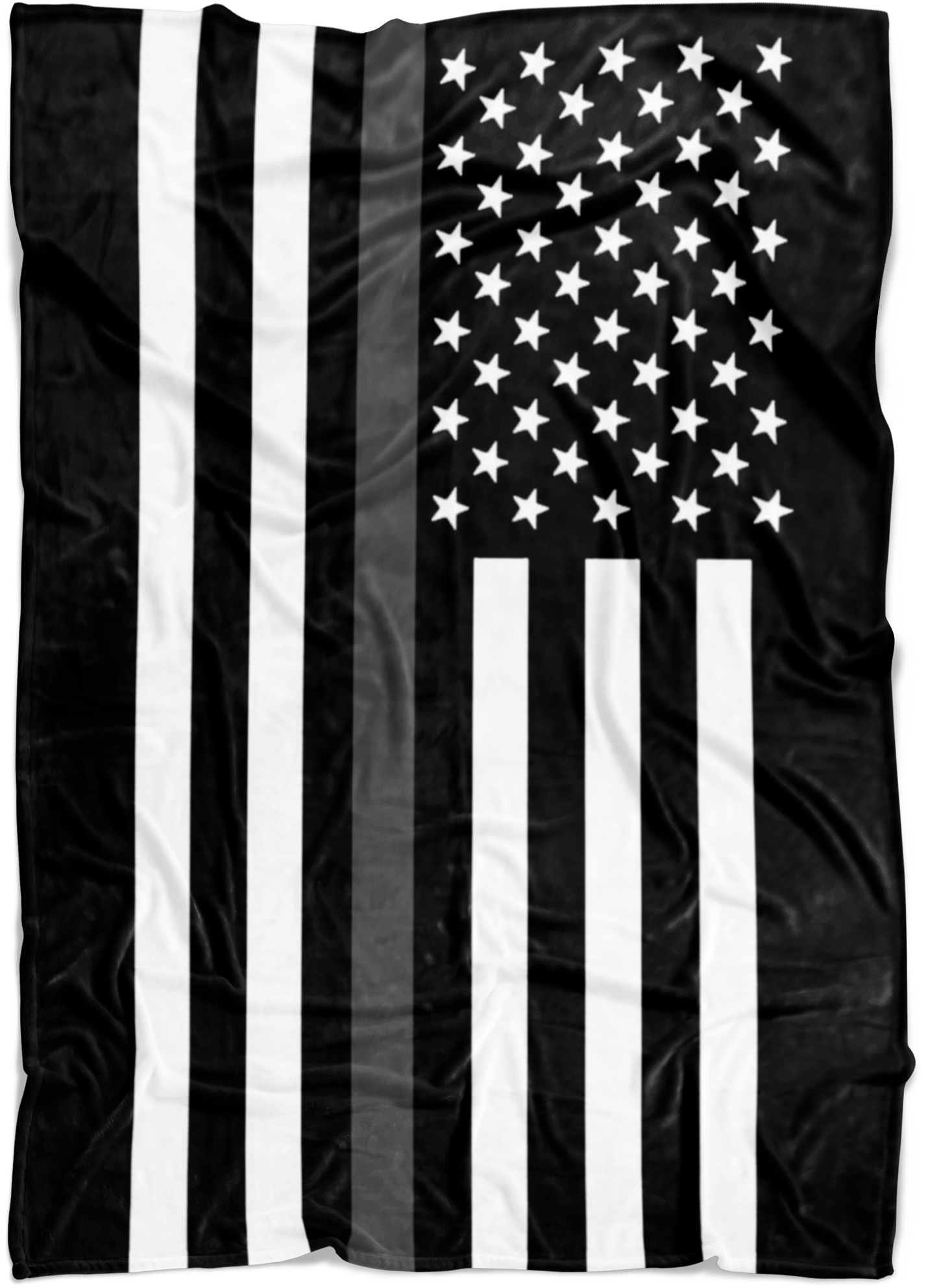 A Black And White Flag