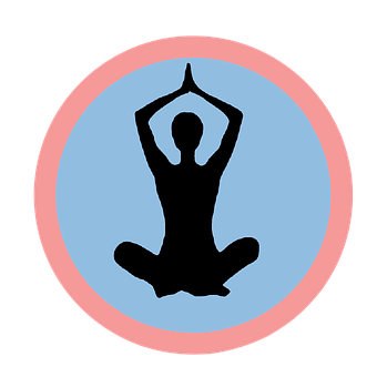 A Silhouette Of A Person In A Yoga Pose