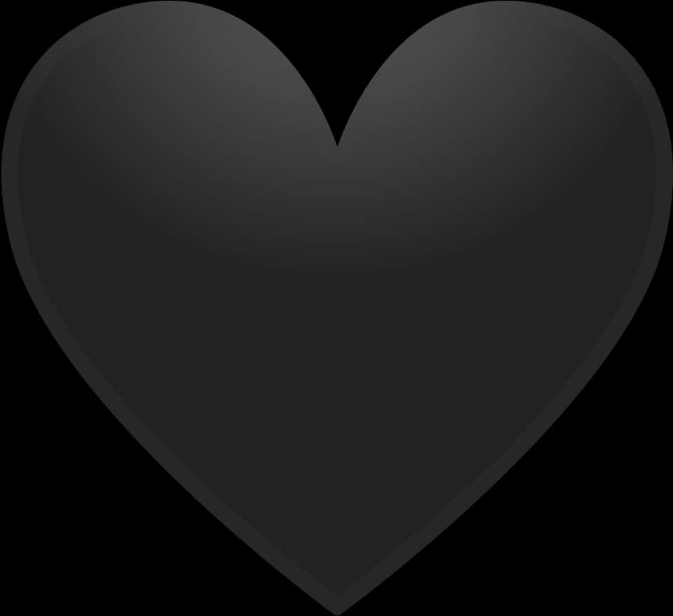 Black Heart Love Emoji