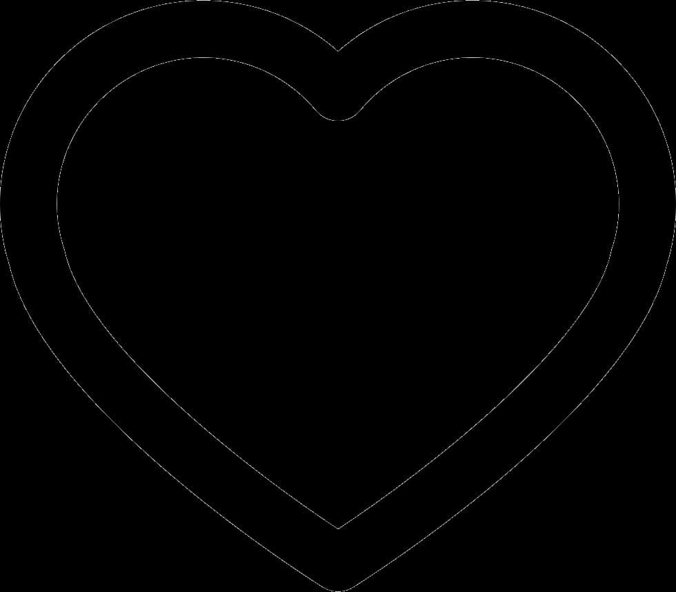 A Black Heart With A Black Background