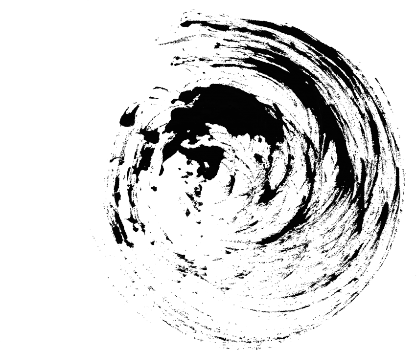 A Black Background With A Spiral