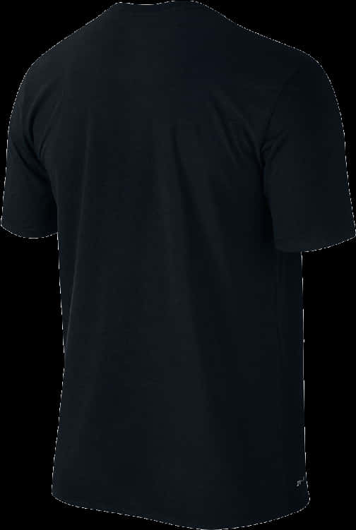 A Black Shirt With A Short Sleeve