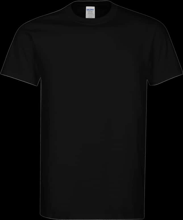 A Black Shirt On A Black Background
