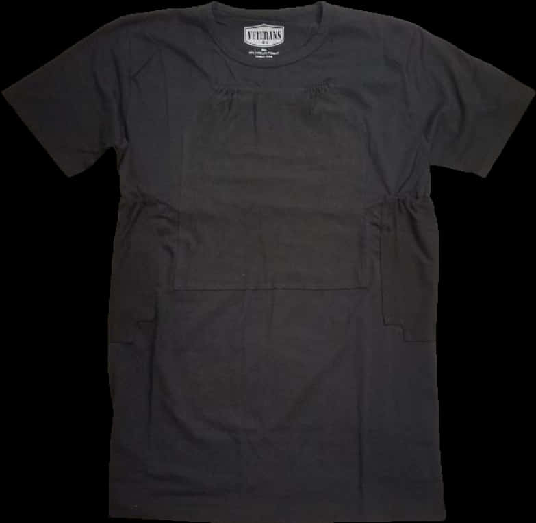 A Black Shirt With A Pocket