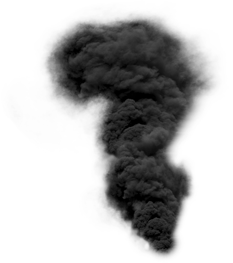 A Black Smoke Coming Out Of A Black Background
