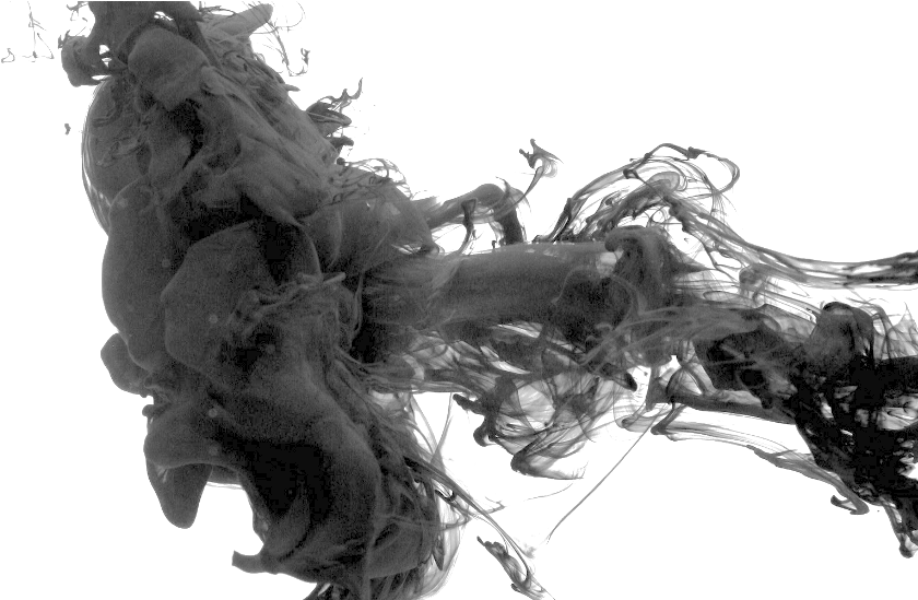 A Close Up Of A Black And White Image Of A Cloud Of Smoke