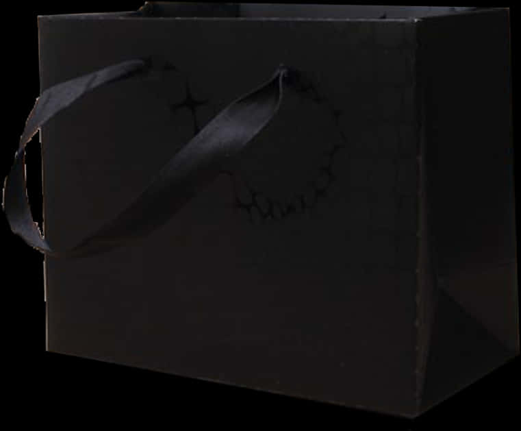 Black Snakeskin Gift Bag Featured - Black Gift Bag Transparent, Hd Png Download