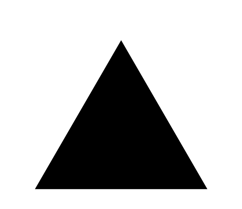 Black Triangle Png 833 X 721