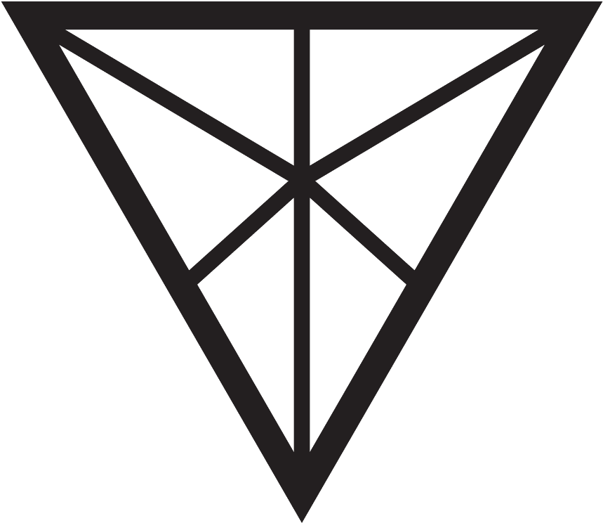 A Black Triangle With A Triangle In The Middle