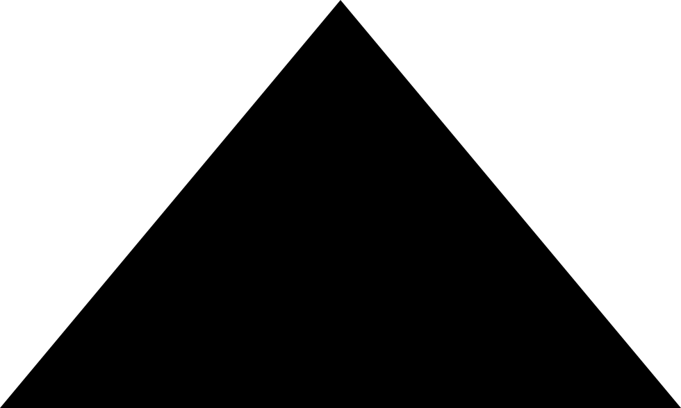 A Black Triangle With White Lines
