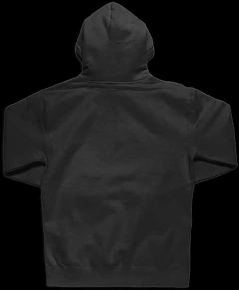 A Black Hoodie With A Black Background