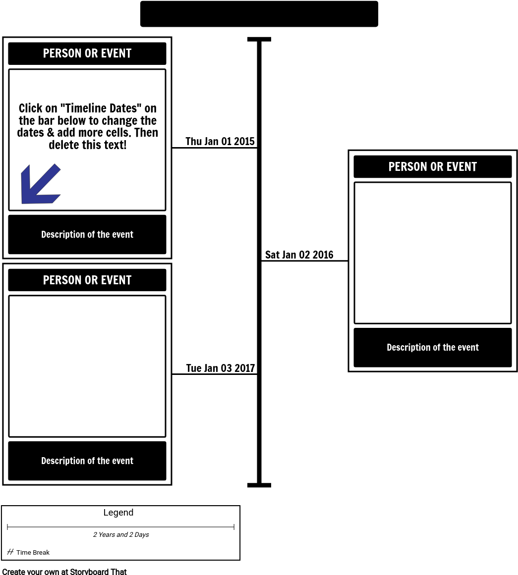 Blank Timeline 3 Templates, Hd Png Download