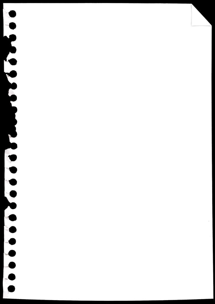 A White Sheet Of Paper With Black Dots