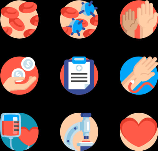 Blood Donation Icons