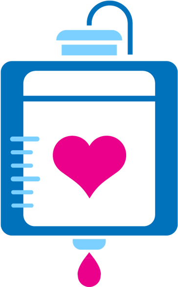 A Blue And White Notebook With A Pink Heart On It