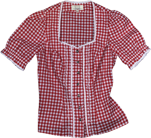 A Red And White Checked Shirt